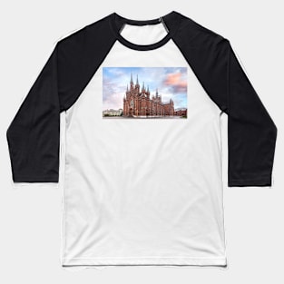 The Catholic Cathedral in Moscow, Russia Baseball T-Shirt